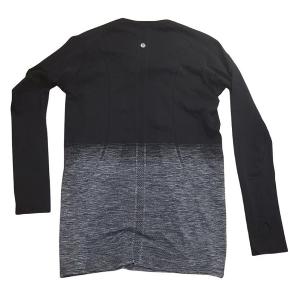 lululemon athletica Black and Gray Long Sleeve Top - Picture 5 of 9